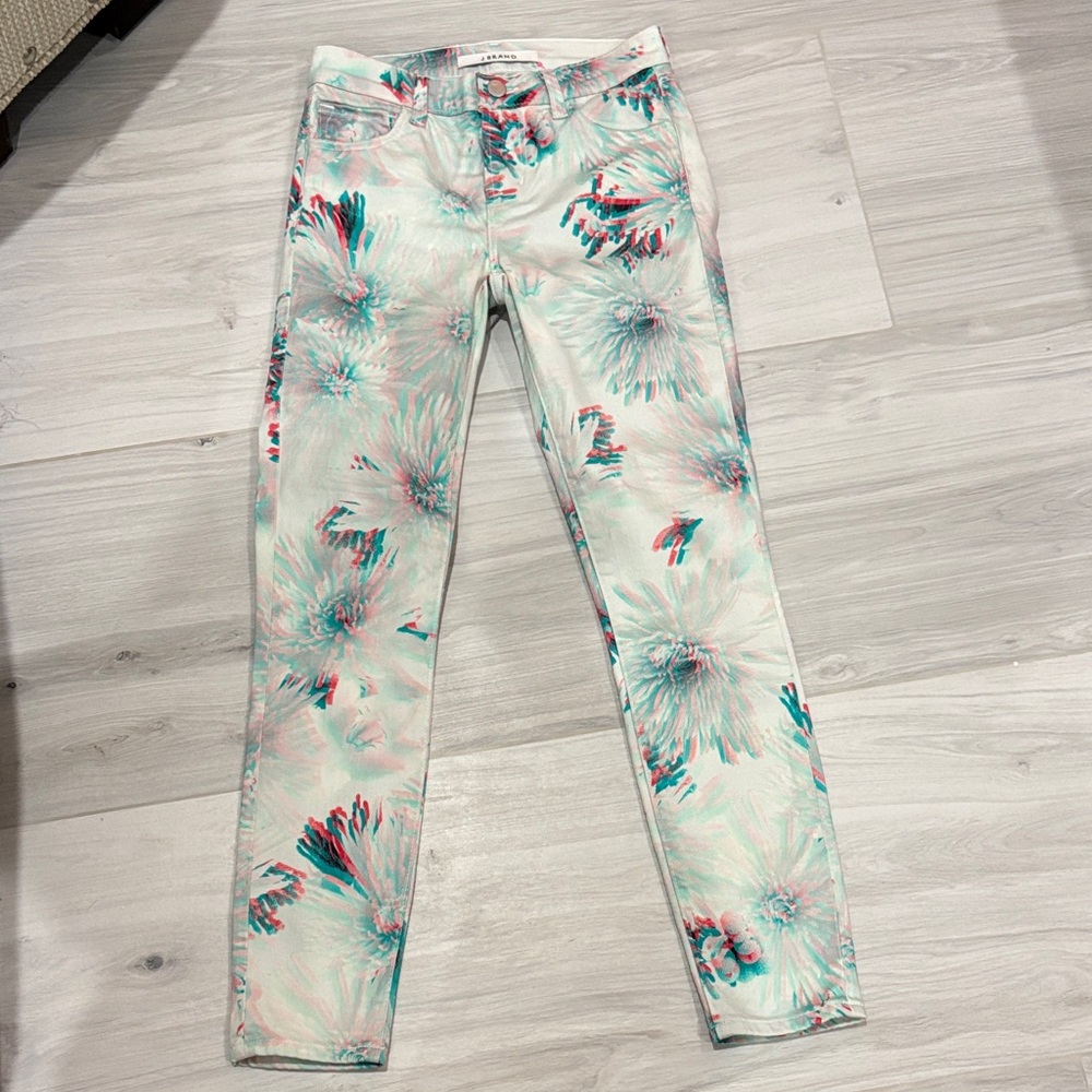 J Brand Women's Skinny Jeans - Floral Print